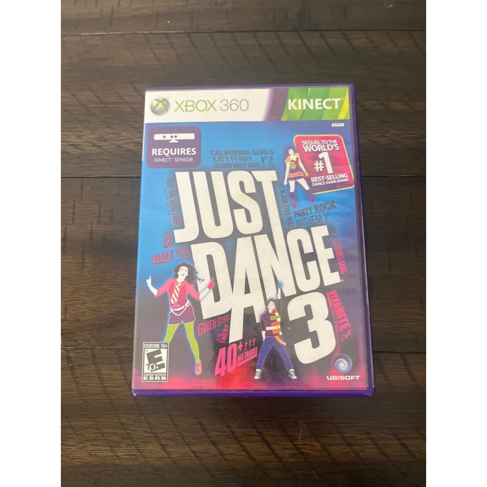 Just Dance 3 Xbox 360 Kinect Game Ubisoft 2011 Complete Original Case
